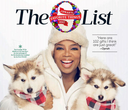 We are on Oprah's Favorite Things 2017!